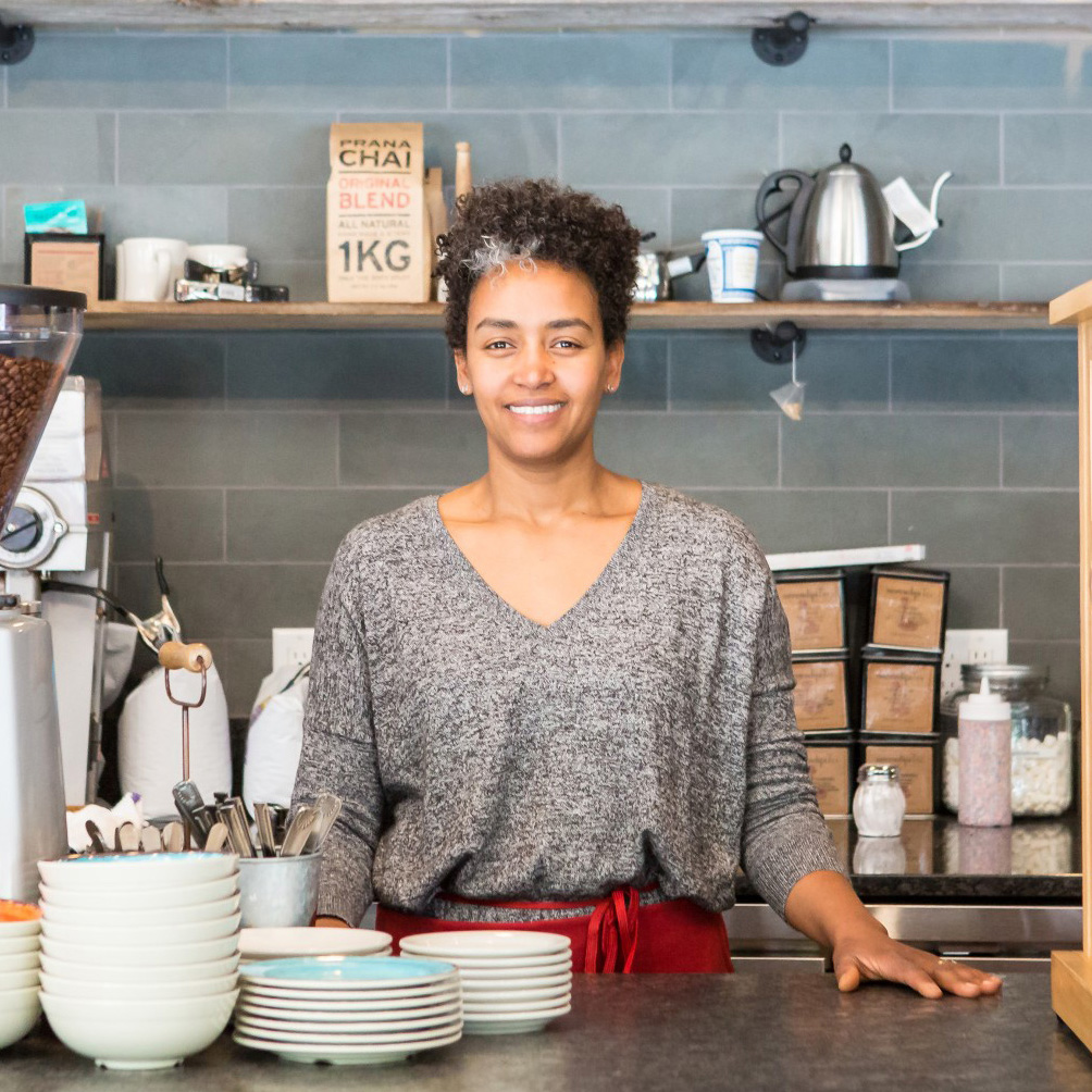 Mimi Wieland-Tesfaye, fundadora de Mimi's Coffee House